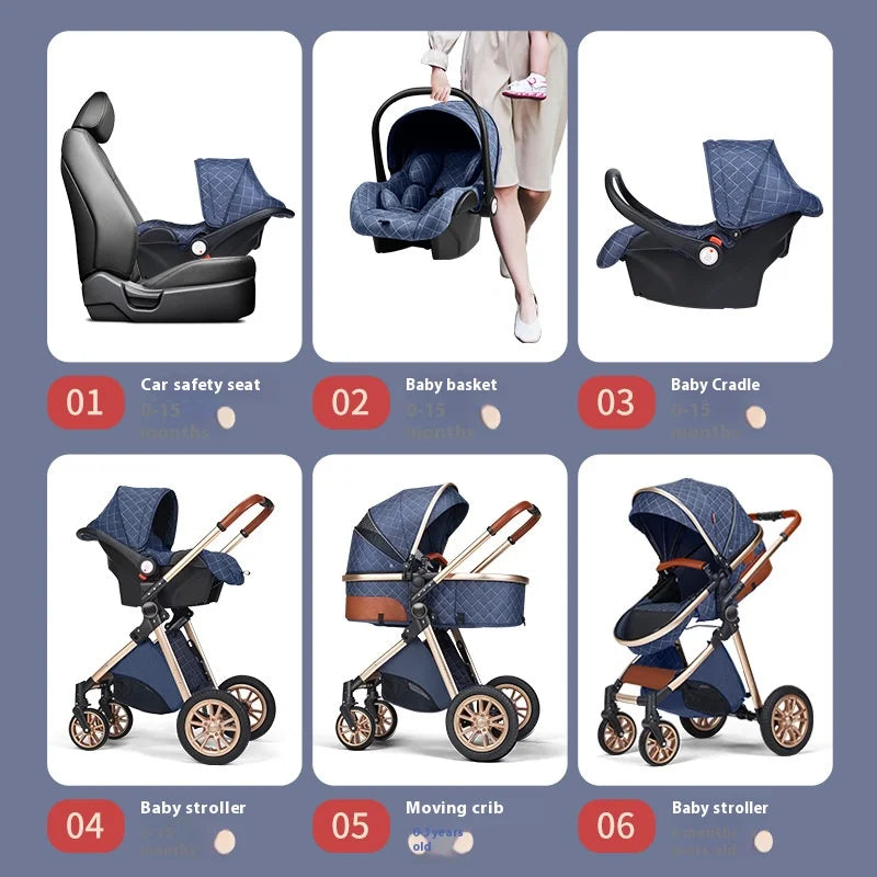 3-in-1 Baby Stroller