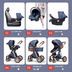 3-in-1 Baby Stroller