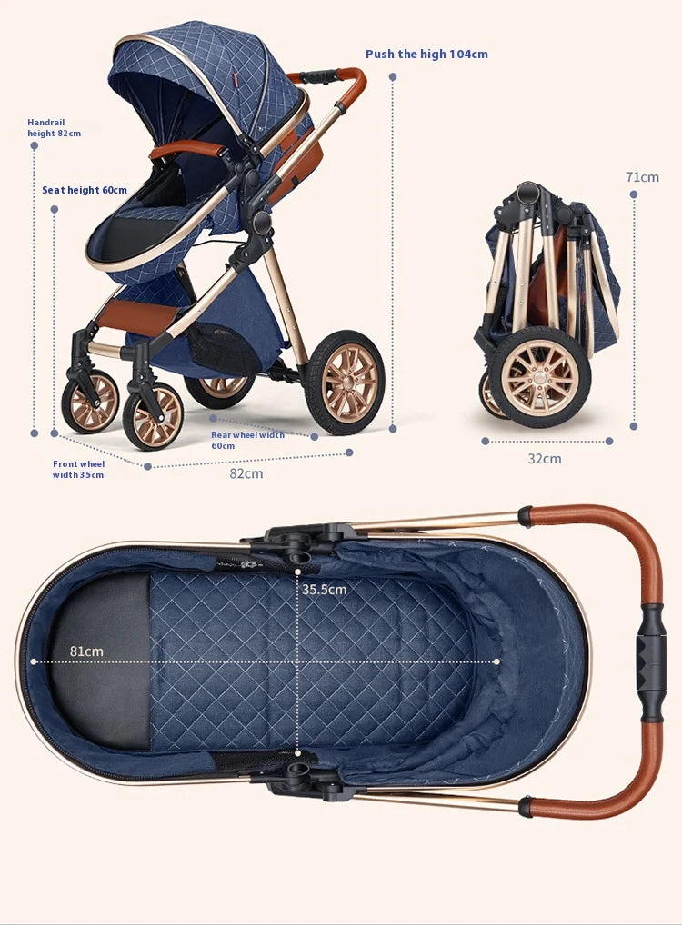3-in-1 Baby Stroller